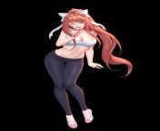 Monika in leggings (si un) [DDLC] from asin xxx in gal si