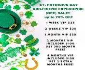 (Verified) ?St.Patricks Day GFE Sale?Loneliness creeps in on everyone babeeven me. Just know that I am here to talk with, to have some fun? You know where to find me. Lets get to know each otherIll be waiting?New prices that wont last long ? from lucky dube you know where to find me
