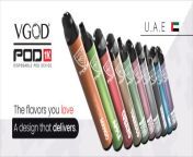 VGOD Vape Juice and POD 1 K Collection are now available in the United Arab Emirates from sexy haijb arab emirates