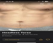 headless torso profile with headless torso as the name from headless