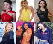 Pick two ladies &amp; two kinks for your picks. (Selena Gomez, Stacy Keibler, Daisy Ridley, Chloe Grace Moretz, Sasha Banks, Lena Meyer-Landrut) from malayalam two ladies