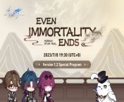 Version 1.2 Livestream planned for July 8, 2023 @ 19:30 (UTC+8) / Honkai: Star Rail Version 1.2 &#34;Even Immortality Ends&#34; Special Program from crime squad episode 1 2 su