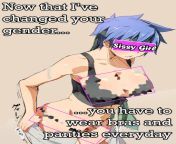 Hentai Femdom Caption #1 [genderbender] [feminization] [censorship] from m2f hentai femdom caption