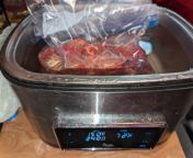 NSFV (Vegans/Vegetarians) - 4.5 lb roast in the sous vide ? (see you Saturday?) from wapdam xnx bxxx 000 mb vide