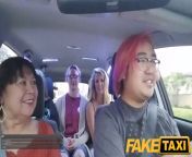 Asian Man in LA does Fake Taxi from fake taxi amirah adara