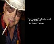 I once got the privilege of asking the good doctor what Gonzo meant, this is what he said to me. from gonzo xxx