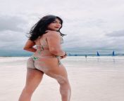 First time wearing a bikini at the beach. Would you approach me if you saw me walking alone at the beach in this tiny bikini? from bai ling looks stunning in a tiny bikini 74