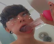 babyfaced FTM femboy cutie who loves showing what this mouth do ? from sexi desi anaya showing what that mouth do up close pov