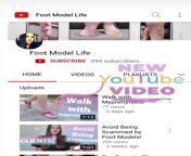 My YouTube is filled with fun and informative videos! YouTube.com/c/FootModelLife from indian nanga dansxxx videos youtube