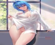 [Highschool dxd] Xenovia&#39;s White Shirt the Morning After from creepshot highschool