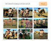 18 naked cowboys at Ram Ranch from xxx desi bihar sachool repolywood bare naked nem gay ram