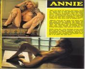 Claire Cuthbert as Annie in Color Climax 93, 1977-05 from color climax teen magazinew banglaphonesex