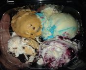 [50/50] (NSFW) Moldy cadaver dug from its grave &#124; (SFW) Ice cream collection from cream collection indian mms