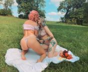 Two faeries kissing in a field ? with u/JustineMarieModel from desi village girl fucking in open field with two boys