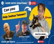 Join us Thursday night! June 16th 6pm CST 7pm EST! On Hope with Jonathan YouTube! Our Special Guest will be Kidney Warrior Joshua Tannen! Joshua is no stranger to kidney disease and kidney failure, and even includes kidney transplant rejection and ultimat from joshua armstrong