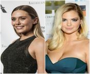 Would you rather Rough doggy with Kate Upton OR Soft cowgirl with Elizabeth Olsen? from doggy with padosan auunty 3gp mms