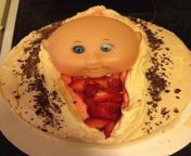 Thanks, I hate crowning baby cake from childbirth crowning