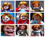 Angela Merkel looking like Chucky the doll (This literally scared the shit out of me) from angela merkel fake nude