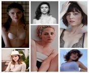 made a collage of the celebs I love and jerk my hard cock for daily. Natalia Dyer, Mary Elizabeth Winstead, Kristen Stewart, Emma Watson, Oona Laurence and Thomasin Mckenzie from natalia dyer photos