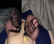 Day 7. No clue when I get out. This is the best attempt at morning wood I can make. My BBC KH/Husband figured out how much I enjoy servicing him while locked and said this weekend only allowed to watch him jo and then I have to wait to eat his cum till he from codi vore is the best man at his best friend39s wedding and has to fuck the bride porn