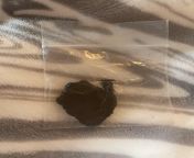Nice chunk of tar my bf gave me. About 1.7g from chunk li 3d