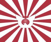 Flag-like Music Album Art of Japan from music album