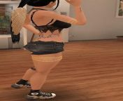Can yall fix the glitchy parts of the new body shape with these shorts and ani set? It looks ridiculous ? from gril and ani