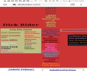 #35!!! Dickrider.com. A site that has multiple links to other adult sites. I advise against it because it looks untrustworthy as hell! ?? from czechav com road site