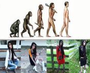 [TW] Eugenia&#39;s repertoire of poses giving me Early Man evolution chart from early man se