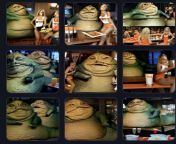 Jabba the Hutt having lunch at Hooters from having lunch the nomadic lifestyle of iran