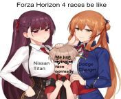 Forza Horizon 4 Races Be Like: from oh shiitake mushrooms forza horizon 3