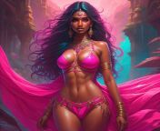 Young Indian Princess in a hot pink bikini from young indian girls hot