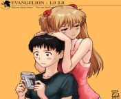 Shinji and Asuka by ???cpt from cpt sex