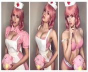 Nurse Joy from Pokemon cosplay done by FrostAdeline from nude nurse joy in pokemon