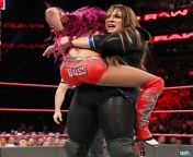 Nia Jax squeezing the life out of Sasha Banks with a bear hug from wwe nia jax xxx nude