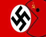 Flag of Nazi Germany except someone has had enough of the Nazi&#39;s shit but historically accurate from uni soviet x nazi germany