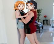 Nami and Robin height from onepiece nami and momonosuke hentai