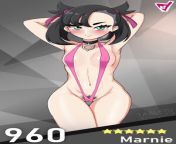 Marnie posing her sexy new little gift from marnie hentai pokemon shield and sword hentai