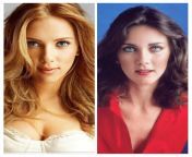 Who are you having sex with : Scarlett Johansson or Prime Lynda Carter from pure taboo wait are you having sex with your foster parents