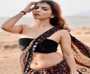 Nilima Chavhan navel in saree with strapless blouse from www andhara saree maal boudi blouse open sex com