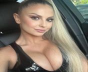 Harley Camron with her sexy cleavage out in the car! from with car sexy