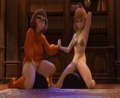 Velma &amp; Daphne Scooby-Doo SD 3D porn from scooby doo porn