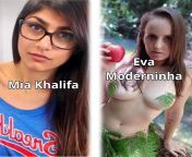 Mia Khalifa ou Eva Moderninha ??? from low quality mia khalifa 3gp xxx video download myporn i xxxxxx