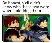 Imagine being a little American kid in the early 2000&#39;s playing Super Smash Bros. Melee and not knowing who tf Marth and Roy were because up until that point no Fire Emblem Games had been released in North America from super smash bros sexual melee
