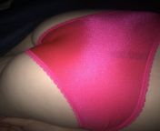 My wifes pink satin panties! I love sharing my wife and her panties with other guys! from complete sharing my wife dp