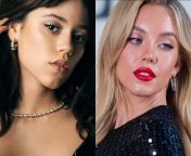 Jenna Ortega and Sydney Sweeney are sexy classy babes. They need to fuck each other. from jenna ortega ass jpg