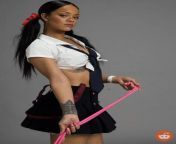 Dress me up like a school girl and have your way with me for goddess Rihanna from 15 school girl