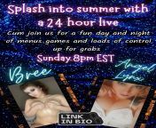 Bree and Angel Lynx 24 hour live, 8pm est tonight from angel priya hot tango live 2