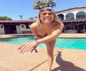 Emma Roberts shared a nice bikini photo of herself! from gianna michael bikini photo