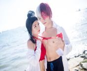 [Self] TodoMomo cosplay Beach Shoot by Ry?vie // Instagram @Ryuviecosplay from india sex vie com